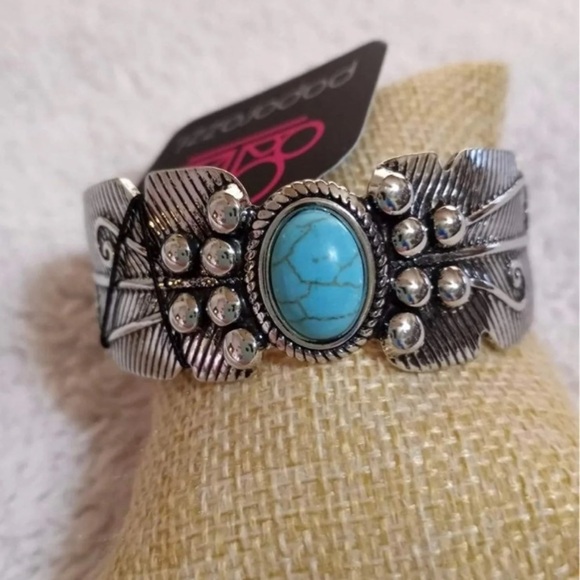 paparazzi Jewelry - Dessert Haven Blue Cuff NWT